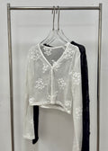 Floral Sheer Cardigan