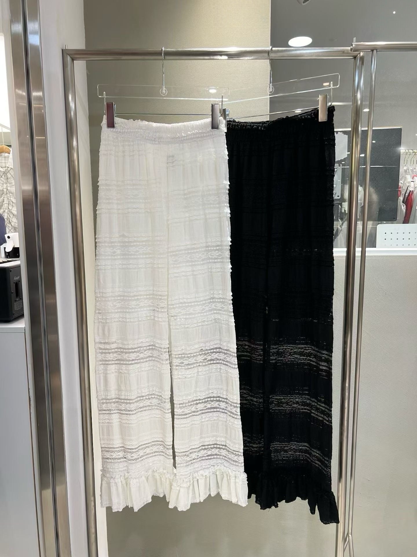 Tiered Lace Pants