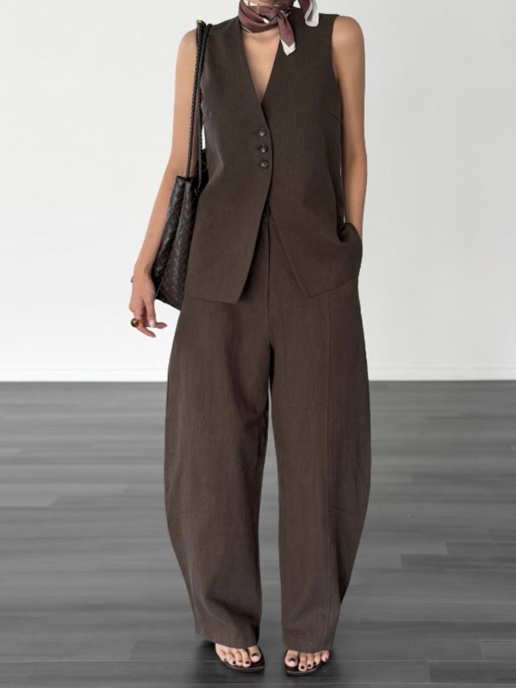 Linen Line Vest
