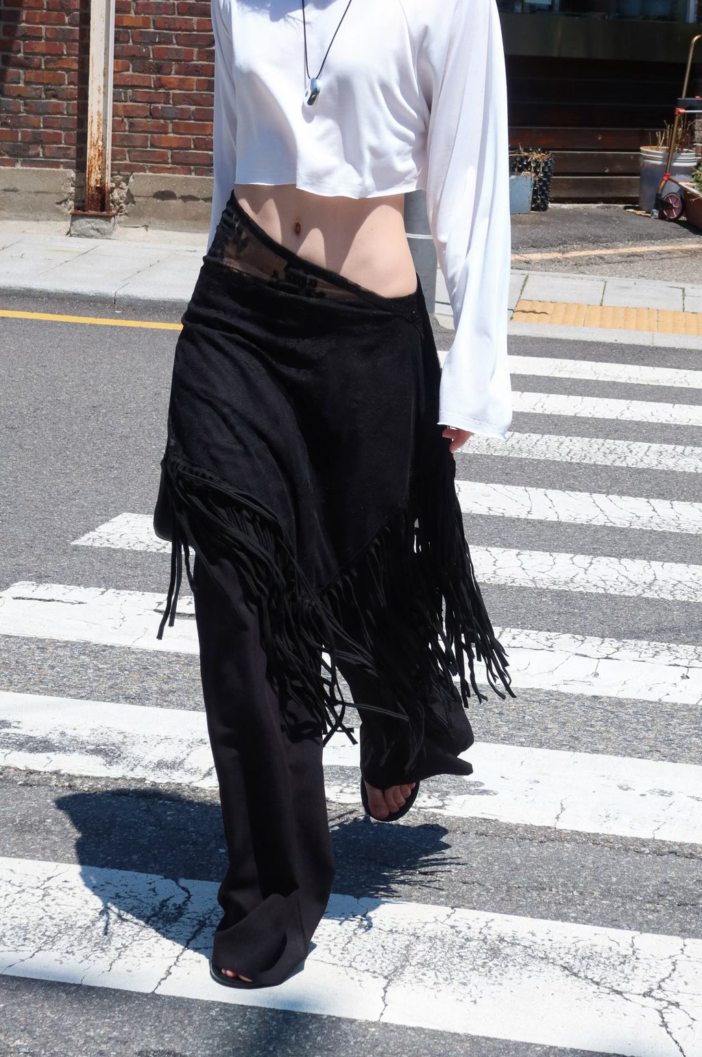 Tassel Wrap Skirt
