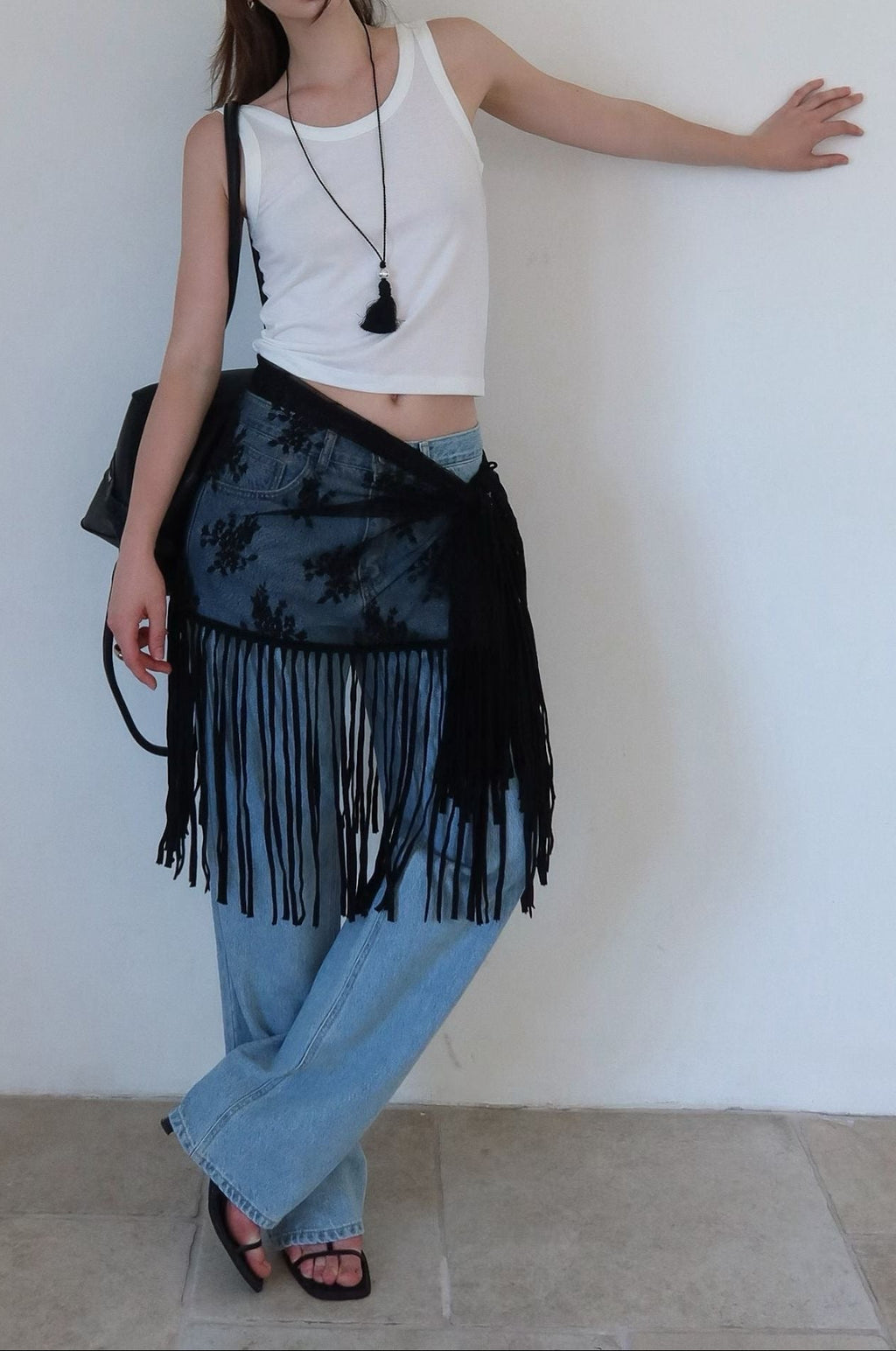 Tassel Wrap Skirt