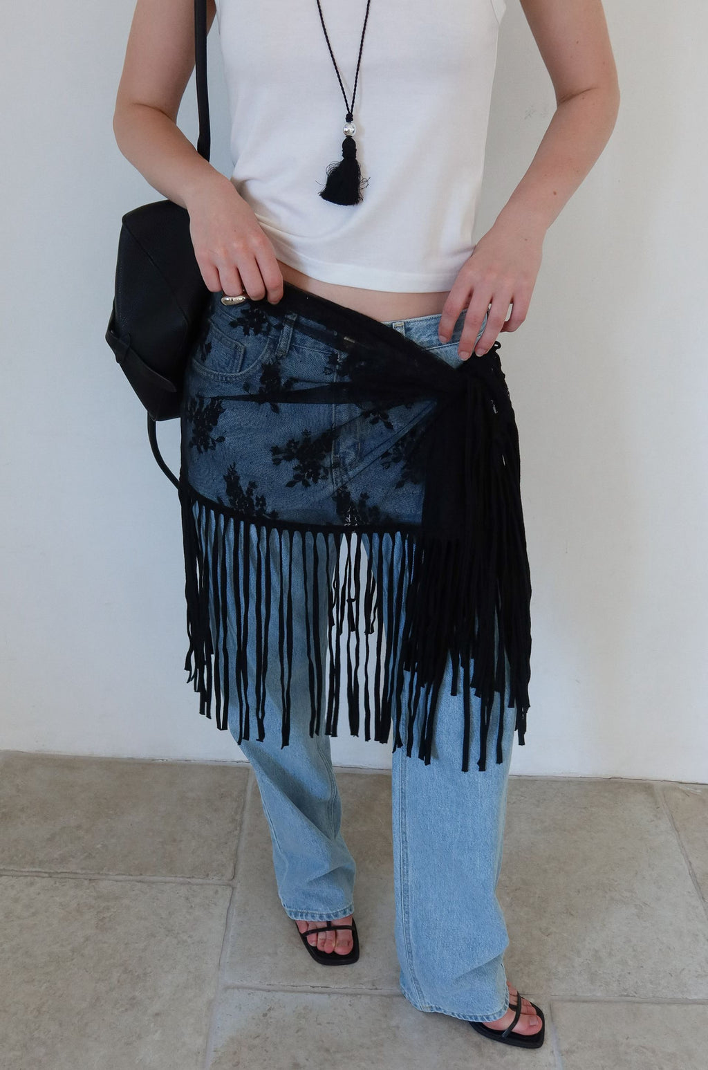 Tassel Wrap Skirt
