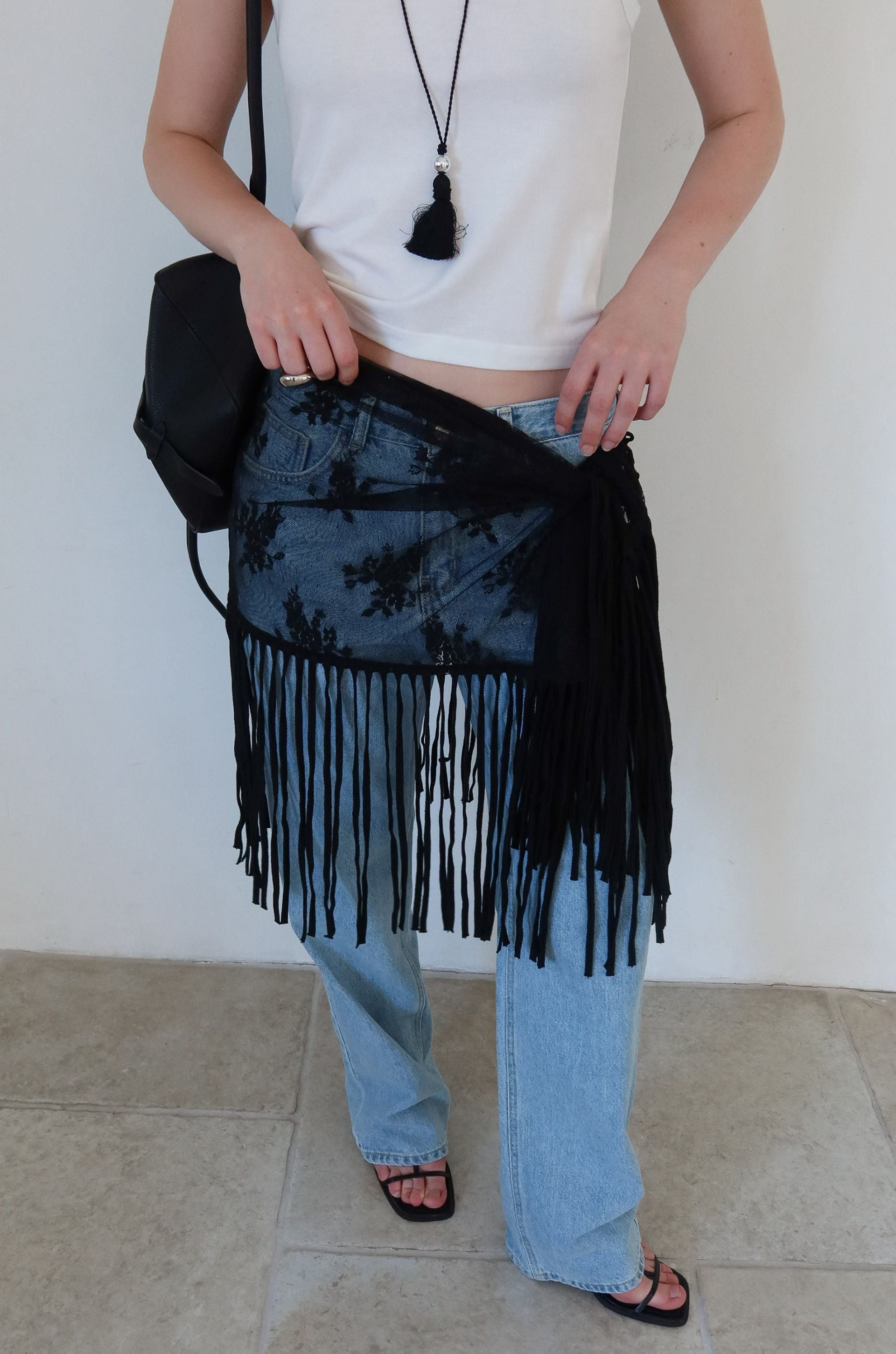 Tassel Wrap Skirt