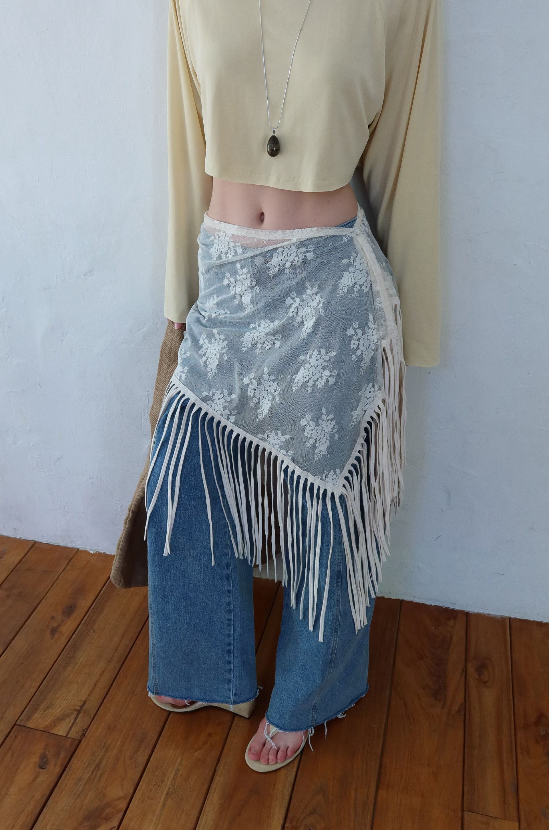 Tassel Wrap Skirt