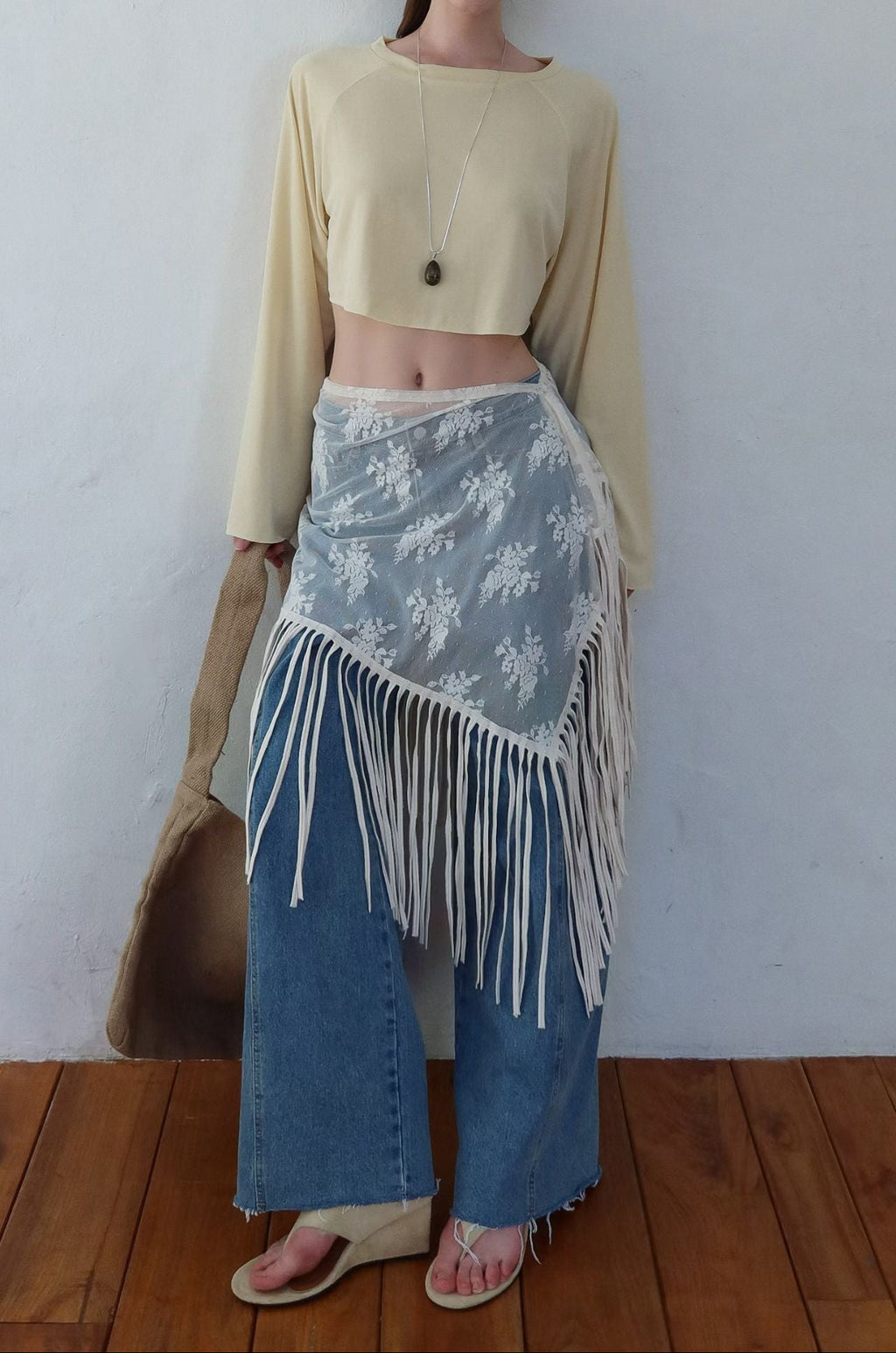 Tassel Wrap Skirt