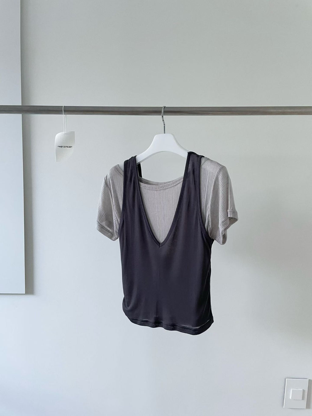 Tencel Drop Shoulder Top