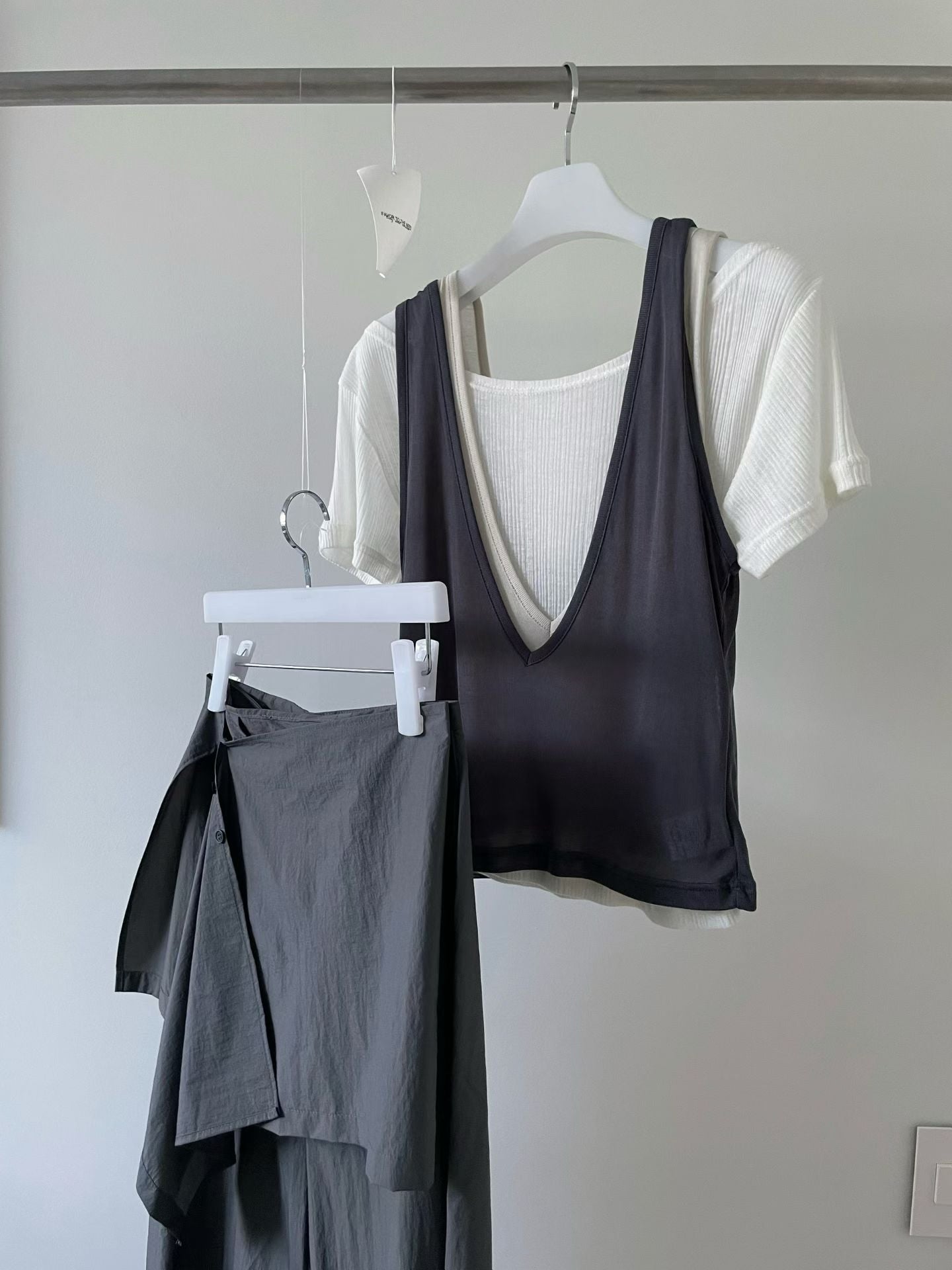Tencel Deep V Vest